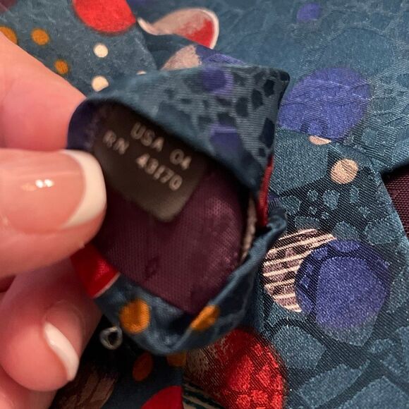 Viaggio Men’s Universe Vintage Tie - Picture 5 of 6